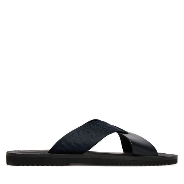 Klapki Emporio Armani. Niebieskie klapki męskie Emporio Armani. Za 712.99 zł.