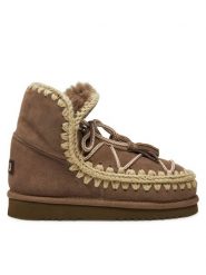 Mou Śniegowce Eskimo Scoubidoo Lace FW101124A Brązowy. Brązowe śniegowce i trapery damskie Mou, ze skóry. Za 1,049.00 zł.