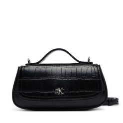 Torebka Calvin Klein. Czarne torebki do ręki damskie Calvin Klein, bez wzorów, klasyczne, bez dodatków. Za 449.99 zł.