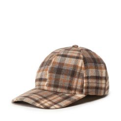 Czapka z daszkiem Acccessories. Brązowe czapki i kapelusze damskie ACCCESSORIES, bez wzorów. Za 24.99 zł.