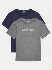 Calvin Klein Underwear Komplet 2 t-shirtów G80G800722 Szary Regular Fit. Szare t-shirty i topy dla dziewczynek Calvin Klein Underwear, bez wzorów, z bawełny, bez ramiączek. Za 119.99 zł.