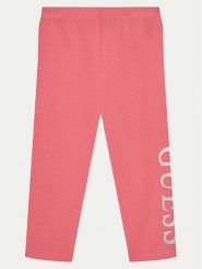 Guess Legginsy K3YB01 K82K0 Różowy Slim Fit. Czerwone legginsy dla dziewczynek Guess, z aplikacjami, z bawełny. Za 59.99 zł.