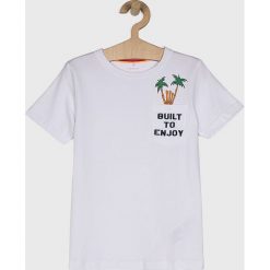 Name it - T-shirt dziecięcy 122-164 cm. Niebieskie t-shirty dla chłopców Name it, bez wzorów, z bawełny, bez ramiączek. W wyprzedaży za 39.90 zł.