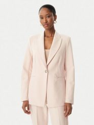 Maryley Marynarka MARYLEY-26EB187 Różowy jasny Regular Fit. Czerwone żakiety damskie Maryley, xs, bez wzorów, z syntetyku. Za 409.99 zł.