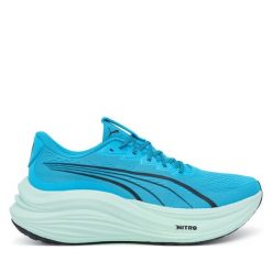 Buty do biegania Puma. Niebieskie buty sportowe męskie Puma, bez zapięcia, do biegania. Za 569.99 zł.