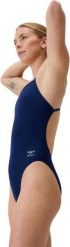 Damski kostium kąpielowy 1-częściowy Speedo End+ V-Back 2.0. Niebieskie kostiumy jednoczęściowe damskie Speedo, l, bez wzorów, z materiału, klasyczne, na fitness i siłownię. Za 257.50 zł.