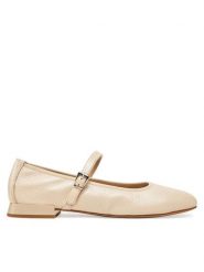Caprice Baleriny 9-22100-44 Beżowy. Brązowe baleriny damskie Caprice, bez wzorów, ze skóry, bez obcasa. Za 274.99 zł.