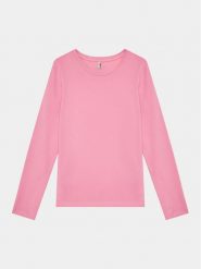 Kids ONLY Bluzka 15299770 Różowy Regular Fit. Czerwone bluzki dla dziewczynek Kids Only, bez wzorów, z bawełny, bez ramiączek. Za 59.99 zł.