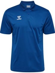 Niezbędna koszulka polo Hummel. Czerwone koszulki sportowe damskie Hummel, m, bez wzorów, z materiału, bez kołnierzyka, bez ramiączek. Za 100.00 zł.