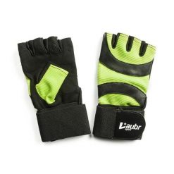 Rękawiczki fitness Laubr Sport zielone. Czarne rękawiczki damskie FIVE GLOVES, bez wzorów, sportowe. Za 132.99 zł.