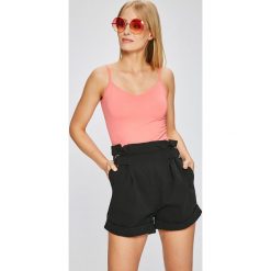 Answear - Top. Szare topy damskie ANSWEAR, z bawełny, bez rękawów. W wyprzedaży za 29.90 zł.