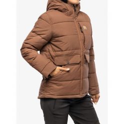 Kurtka ocieplana damska Carhartt Relaxed Fit Montana Insulated Jacket. Brązowe kurtki damskie Carhartt, xs, bez wzorów, bez kaptura. Za 644.99 zł.