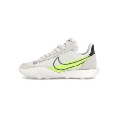 Buty do biegania Nike Waffle Racer 2X Białe/Volt. Białe obuwie sportowe damskie Nike, bez wzorów, z gumy, do biegania. Za 382.45 zł.