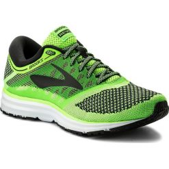 Buty BROOKS - Revel 110260 1D 340 Green/Black/White. Zielone buty sportowe męskie Brooks, z materiału. W wyprzedaży za 369.00 zł.