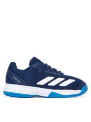 Adidas Buty do tenisa Courtflash Tennis Shoes Kids KK3857 Granatowy. Niebieskie buty sportowe chłopięce Adidas, bez wzorów, z materiału, bez zapięcia, tenisowe. Za 220.99 zł.