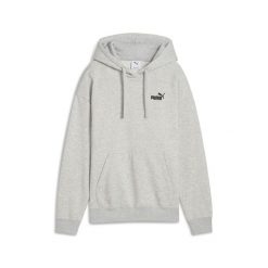 Damska wygodna bluza z kapturem Essentials z małym logo No. 1 PUMA. Szare bluzy sportowe damskie Puma, bez wzorów, z gumy, z kapturem, do biegania. W wyprzedaży za 154.00 zł.