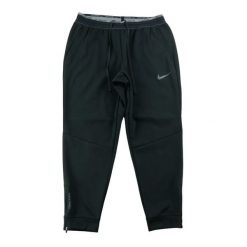 Second life - Spodnie dresowe męskie Pro Therma-FIT Sphere - Jak nowy. Czarne spodnie sportowe męskie Nike, m, bez wzorów, z dresówki, do biegania. Za 149.06 zł.
