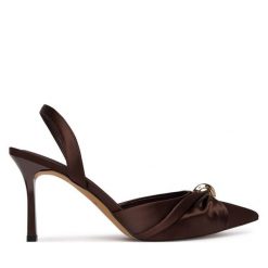 Szpilki Aldo. Brązowe szpilki damskie Aldo, bez wzorów, bez obcasa, bez zapięcia. Za 419.99 zł.