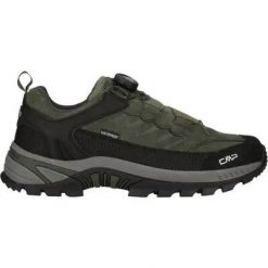 Cmp Rigel 2.0 Low Fitgo WP Buty trekkingowe skórzane – 31FZ Pine-Piombo. Czarne trekkingi męskie CMP, outdoorowe. Za 599.99 zł.