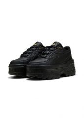 Buty sportowe damskie Puma Karmen X-tra. Czarne obuwie sportowe damskie Puma, bez wzorów, z materiału, trekkingowe. Za 490.00 zł.