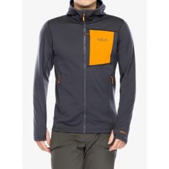 Bluza z kapturem męska Rab Superflux Hoody. Szare bluzy męskie RAB, l, bez wzorów, z kapturem. Za 432.77 zł.