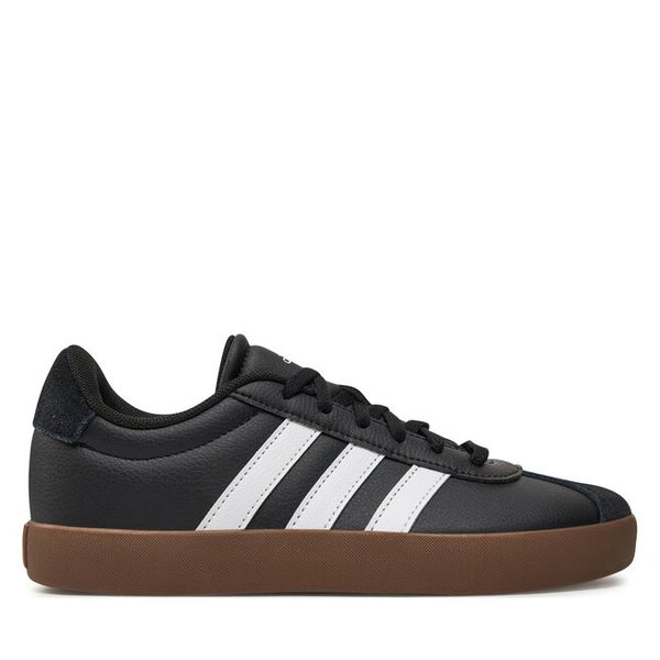 Sneakersy adidas. Czarne trampki i tenisówki chłopięce Adidas, bez wzorów, bez zapięcia. Za 219.99 zł.