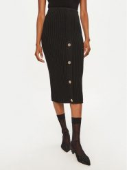 ViCOLO Spódnica midi 55017S Czarny Slim Fit. Czarne spódnice damskie ViCOLO, l, bez wzorów, z syntetyku, midi. Za 319.99 zł.