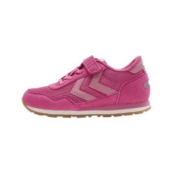 Trenerzy dziewczęcy Hummel Reflex. Czerwone buty sportowe dziewczęce Hummel, bez wzorów, bez zapięcia. W wyprzedaży za 180.00 zł.