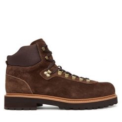 Trzewiki Polo Ralph Lauren. Brązowe trekkingi męskie Polo Ralph Lauren. Za 1,299.00 zł.