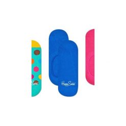 Skarpetki Happy Socks - 3-Pak Liner (BDO18-7000). Niebieskie skarpety męskie Happy Socks, w kolorowe wzory, z bawełny. Za 63.90 zł.