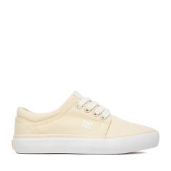 Tenisówki DC Shoes. Żółte trampki i tenisówki dziewczęce DC Shoes, bez wzorów, bez zapięcia. Za 109.99 zł.