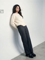 Jednolity sweter - Inny. Swetry damskie Sinsay, l, bez wzorów, bez kołnierzyka, bez ramiączek, bez kaptura. Za 49.99 zł.