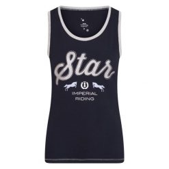 Dziewczęcy tank top Imperial Riding Shimmer. Niebieskie t-shirty i topy dla dziewczynek IMPERIAL RIDING, bez wzorów, bez ramiączek. Za 140.50 zł.
