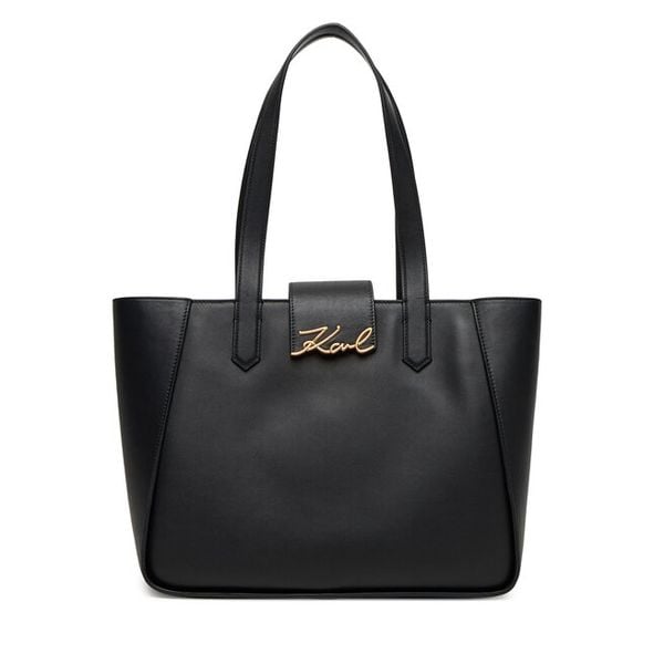 Torebka KARL LAGERFELD. Czarne torebki do ręki damskie KARL LAGERFELD, bez wzorów, klasyczne, bez dodatków. Za 1,399.00 zł.
