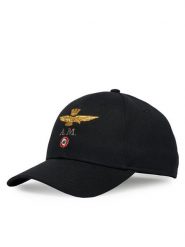 Aeronautica Militare Czapka z daszkiem 262HA1100UCT02848 Czarny. Czarne rękawiczki męskie Aeronautica Militare, na zimę, bez wzorów, z bawełny. Za 189.99 zł.