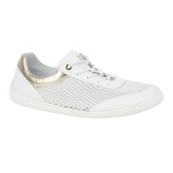 Olivier Barefoot Damskie buty minimalistyczne sneakersy 1769POL z siatką białe. Białe półbuty damskie na lato, bez wzorów, z jeansu, z okrągłym noskiem, bez obcasa, bez zapięcia. Za 453.66 zł.