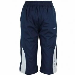 Spodnie treningowe chłopięce Reebok ART271685. Niebieskie spodnie sportowe dla chłopców Reebok, bez wzorów, z materiału, sportowe, na jogę i pilates. Za 128.00 zł.