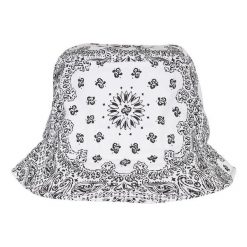 Bandana Print Bucket Hat. Czerwone czapki i kapelusze damskie FLEXFIT, bez wzorów. Za 159.99 zł.
