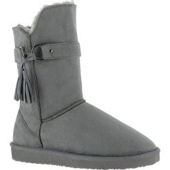 Kozaki zimowe "Crawford" w kolorze antracytowym. Kozaki damskie marki Island Boot. W wyprzedaży za 152.95 zł.