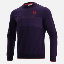 Bluza Bologne FC 2021/22. Niebieskie bluzy męskie Macron, m, bez wzorów, bez kaptura. Za 229.50 zł.