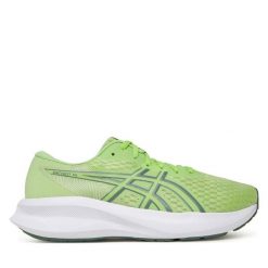 Buty do biegania Asics. Zielone obuwie sportowe damskie Asics, bez wzorów, do biegania. Za 199.99 zł.