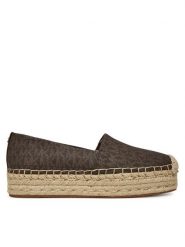MICHAEL Michael Kors Espadryle Lynn 40S5LYFP1B Brązowy. Brązowe espadryle damskie MICHAEL Michael Kors, bez wzorów, ze skóry, bez obcasa, bez zapięcia. Za 679.99 zł.