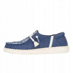 HeyDude Damskie Mokasyny Wendy Funk Coastal Jute. Niebieskie mokasyny damskie Hey dude, z materiału. Za 199.00 zł.