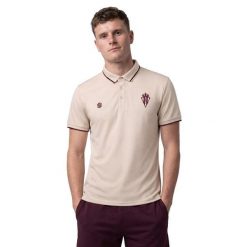 Męska lifestyle’owa piłkarska koszulka polo Siroko RSG Travel Polo Player M. Brązowe koszulki sportowe męskie SIROKO, l, bez wzorów, z bawełny, bez kołnierzyka, bez ramiączek, do piłki nożnej. Za 136.80 zł.