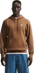 Nike Bluza męska Club BB brązowa FN3859 270 L. Brązowe bluzy męskie Nike, l, bez wzorów, bez kaptura. Za 293.74 zł.