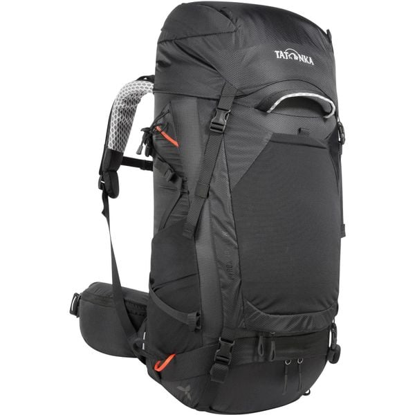 Plecak trekkingowy damski Tatonka Pyrox 40+10 - black. Czarne plecaki damskie Tatonka, bez wzorów, z materiału, klasyczne. Za 829.99 zł.