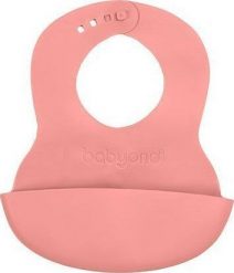 BabyOno 835/04 ŚLINIAK KIESZONKA REGULOWANE ZAPIĘCIE RÓŻOWY. Czerwone śliniaki dla dzieci Babyono, bez wzorów. Za 15.87 zł.