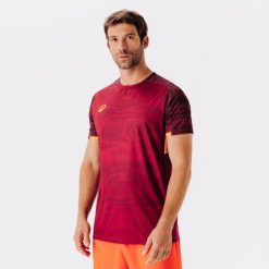 Koszulka piłkarska Kipsta Club Wavy. Brązowe koszulki sportowe męskie KIPSTA, l, bez wzorów, z materiału, bez kołnierzyka, bez ramiączek, do piłki nożnej. Za 119.99 zł.