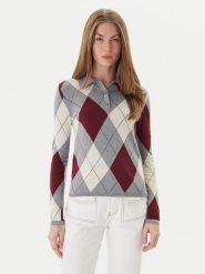 Tommy Hilfiger Sweter WW0WW48393 Kolorowy Regular Fit. Swetry damskie Tommy Hilfiger, xxs, bez wzorów, z bawełny, bez kołnierzyka, bez ramiączek, bez kaptura. Za 749.99 zł.