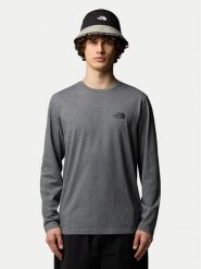 The North Face Longsleeve Simple Dome NF0A87QN Szary Regular Fit. Szare bluzki z długim rękawem męskie The North Face, m, bez wzorów, z syntetyku, bez kołnierzyka. Za 129.99 zł.